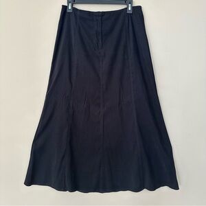 Women's 10 Long Black Skirt A-Line Modest Buttery Soft Whimsigoth Dark Fairy